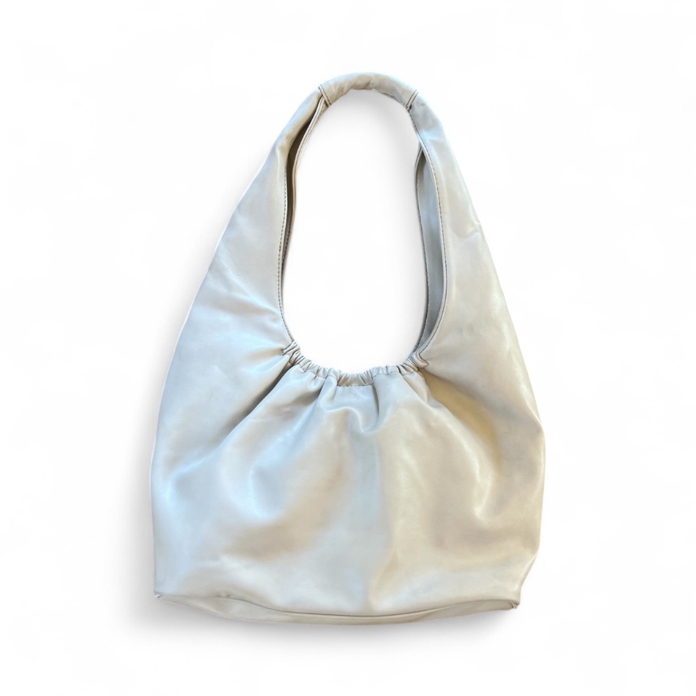 Y2K NINE WEST Hobo Structured Shoulder Bag Vegan Leather